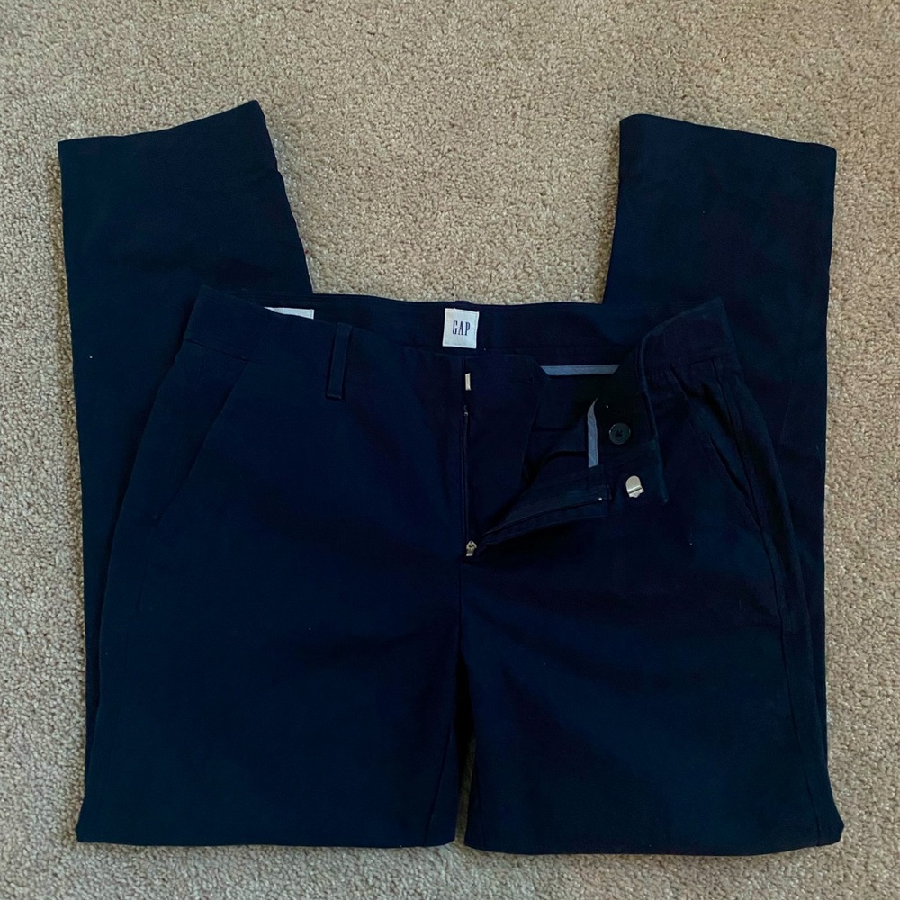GAP Blue Slim Crop Pant Sz 6R